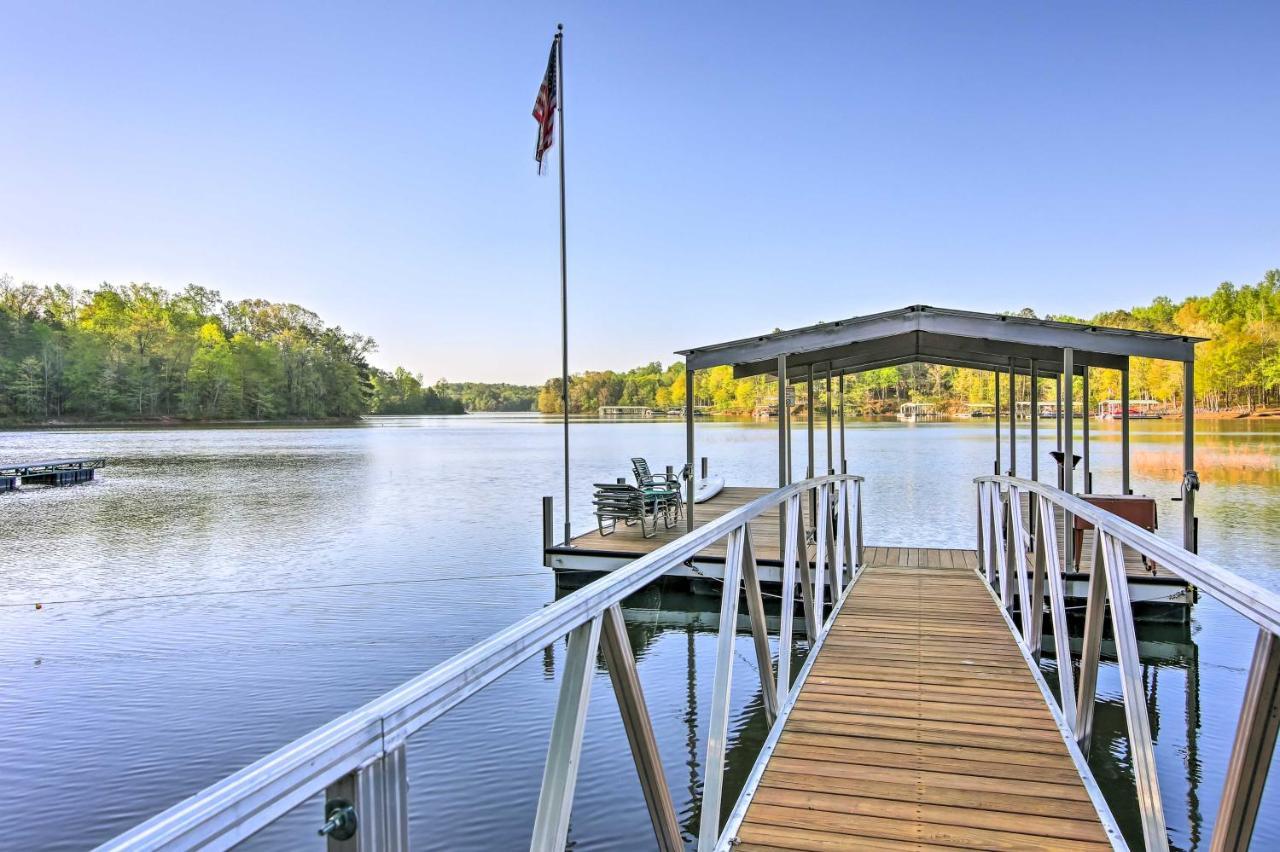 Lakefront South Carolina Abode With Deck And Boat Dock Fair Play المظهر الخارجي الصورة